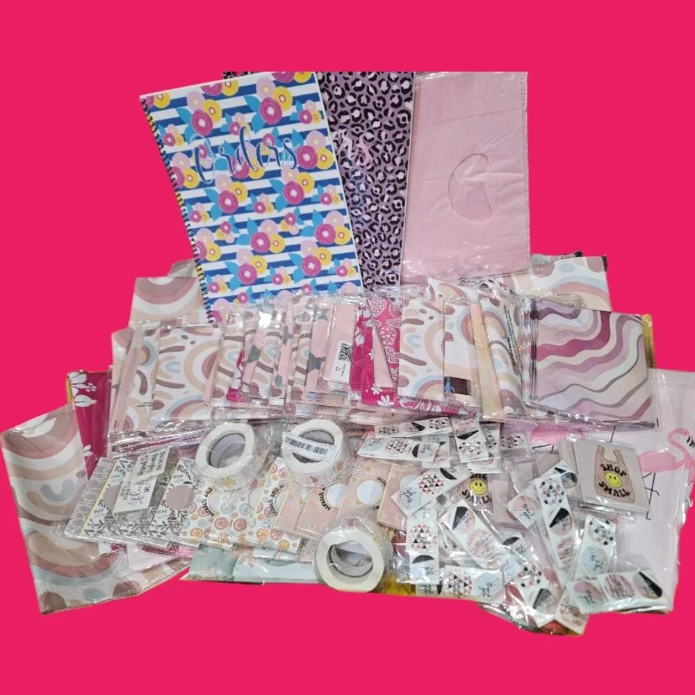 Huge Bundle of Pink Shipping/ Selling Supplies - 3,212 Items - Great Deal!!